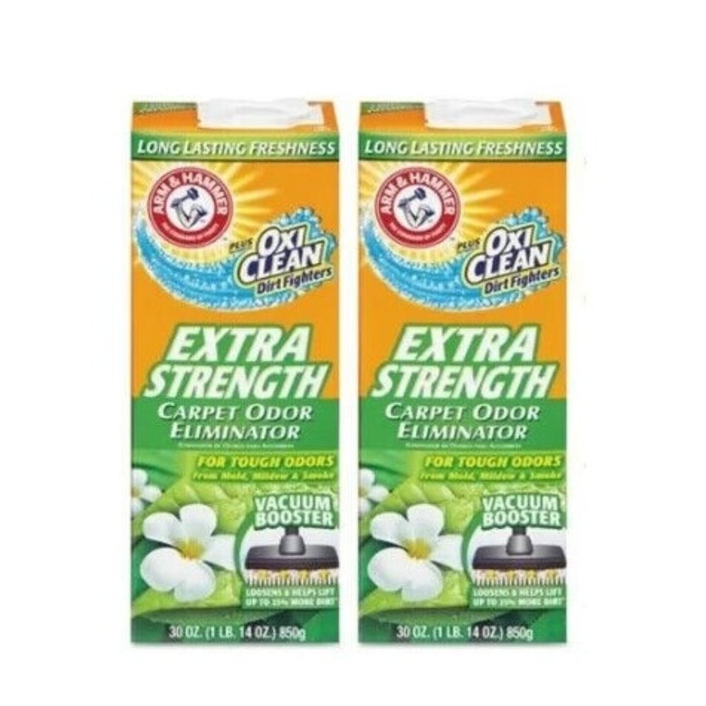 Arm & Hammer Extra Strength Carpet Odor Eliminator 30 oz (Pack of 2) -Total 60oz